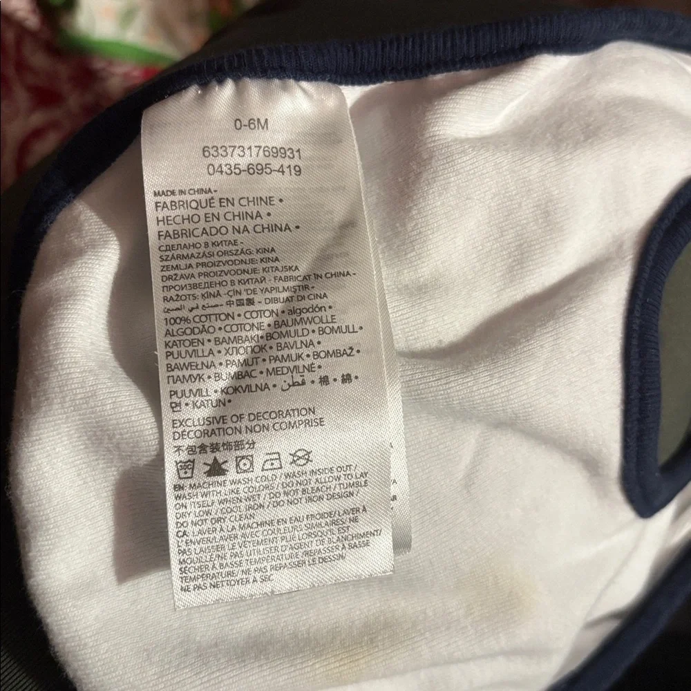 Nike Navy Camouflage Baby Bib